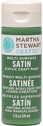 Martha Stewart Multi Surface Paint Satin 2 Oz. Green Olive - Al Masam Stationery LLC